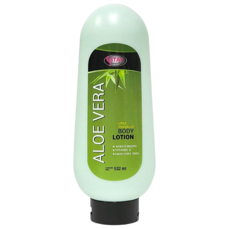 CREMA CORPORAL HIDRATANTE Y REVITALIZANTE CON ALOE VERA Y VITAMINA E STAY BEAUTIFUL 532ML