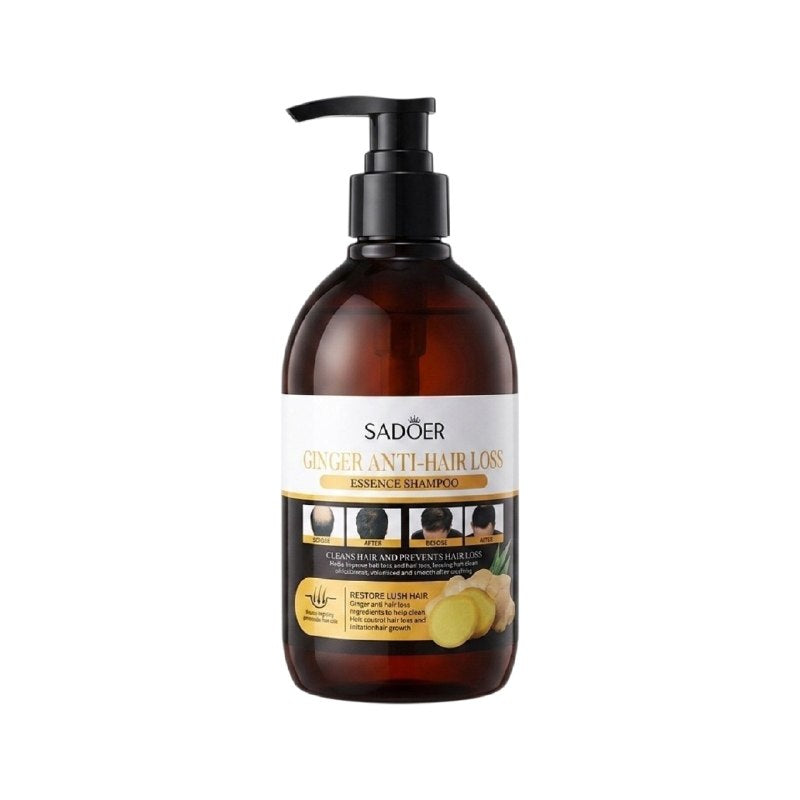 SHAMPOO ANTICAIDA DE EXTRACTO DE JENGIBRE NATURAL PROFUNDA SADOER 500ML