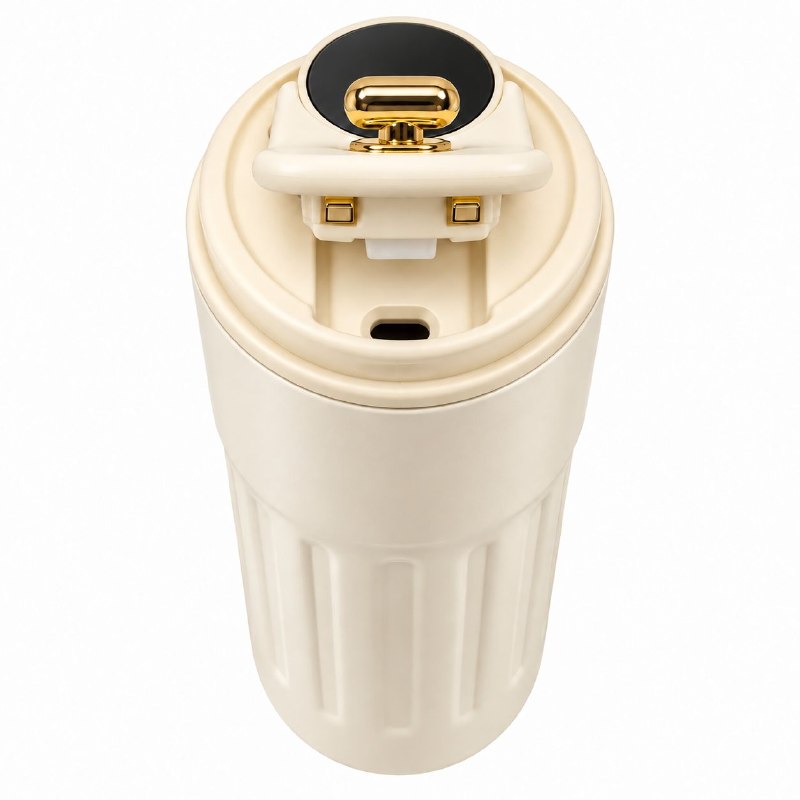 VASO TERMICO DE ACERO INOXIDABLE CON PANTALLA DIGITAL DE TEMPERATURA 16CM