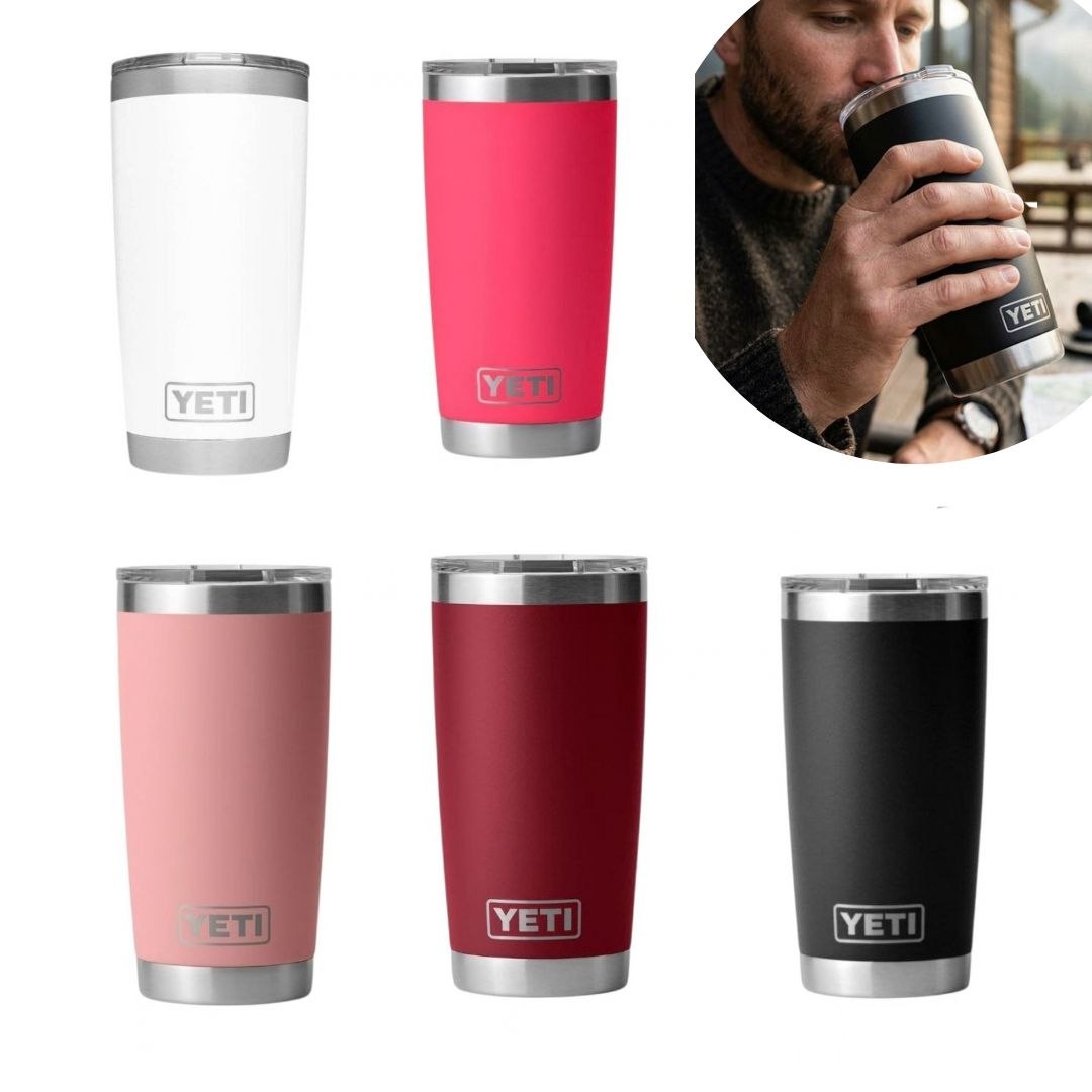 VASO TÉRMICO DE ACERO INOXIDABLE YETI RAMBLER ORIGINAL 20OZ (591ML)