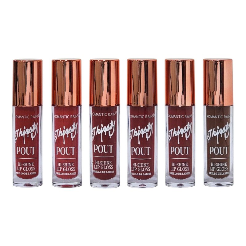 BRILLO LABIA (DUPE DE ITALIA DELUXE QUE OFRECE HIDRATACION TODO EL DIA CON CAPA TRANSLUCIDA DE ALTA CALIDAD Y RESISTENTE AL AGUA DE HASTA 24H, PARA LUCIR LABIOS NATURALES Y RADIANTES ROMANTIC RAIN