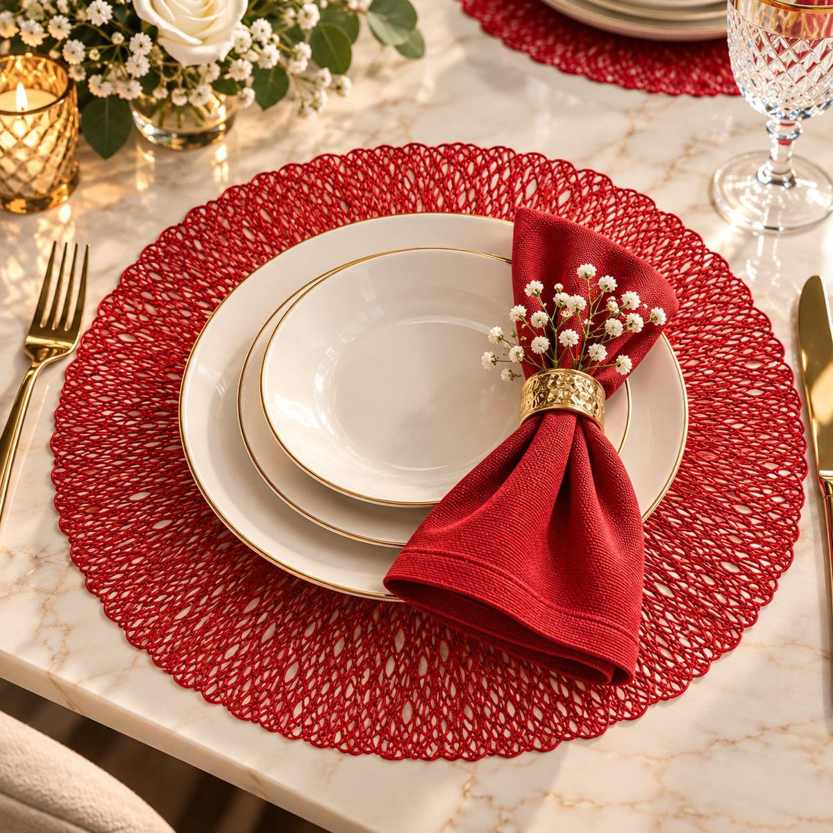 MANTEL INDIVIDUAL DE MESA LUXURY HOME LINENS