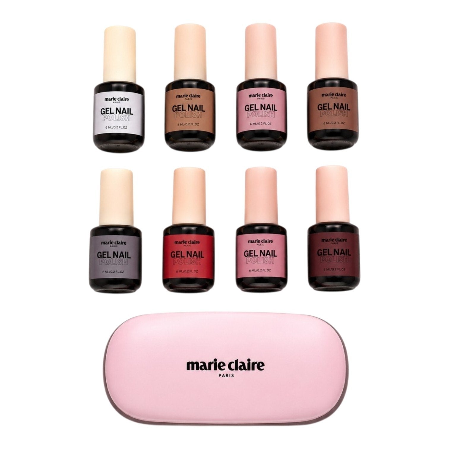 KIT DE UÑAS PERMANENTES CON LAMPARA CON TECNOLOGIA UV LED USB GRIS MARIE CLAIRE