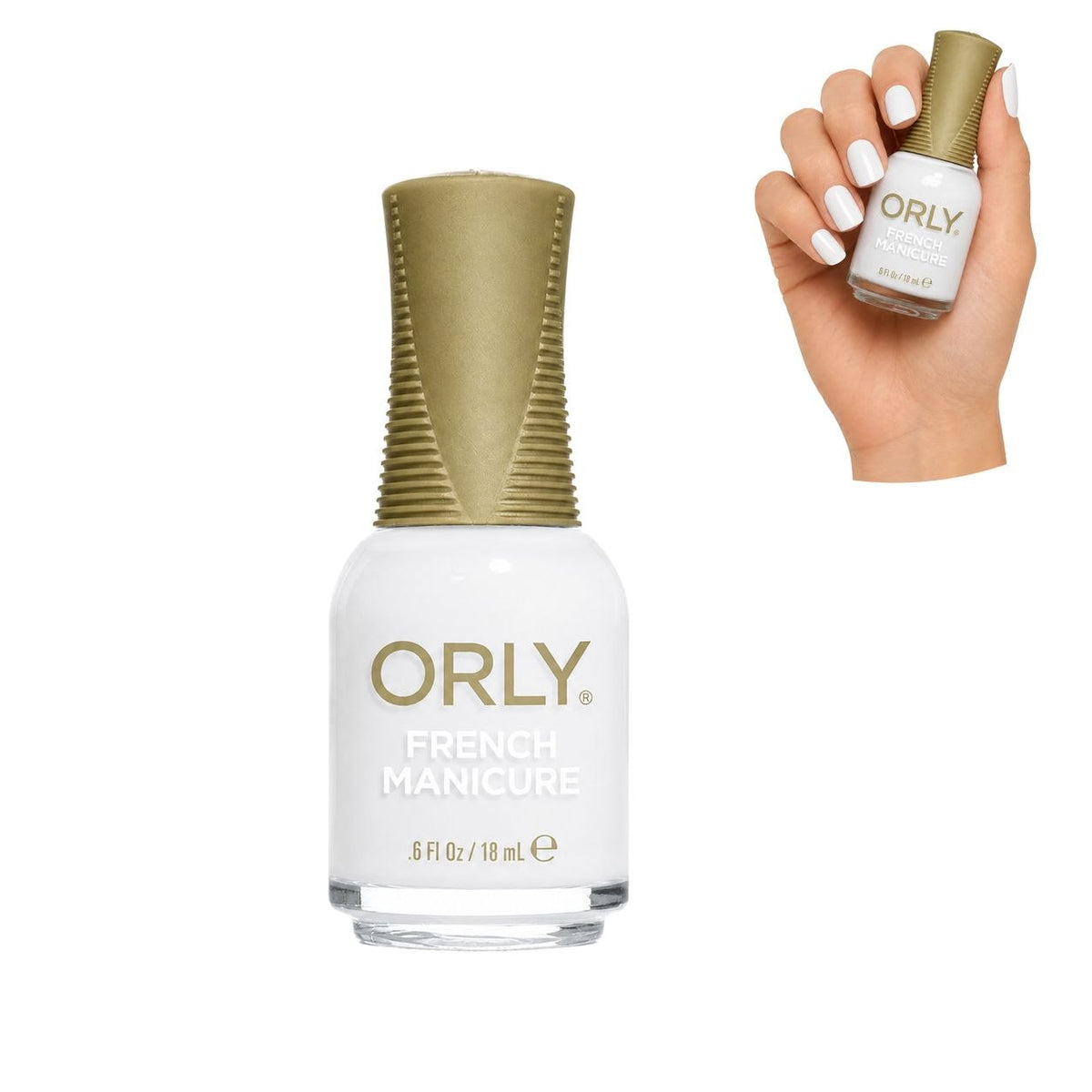 ESMALTE PARA UÑAS TONO POINTE BLANCHE 22503 ORLY FRENCH MANICURE 18 ML