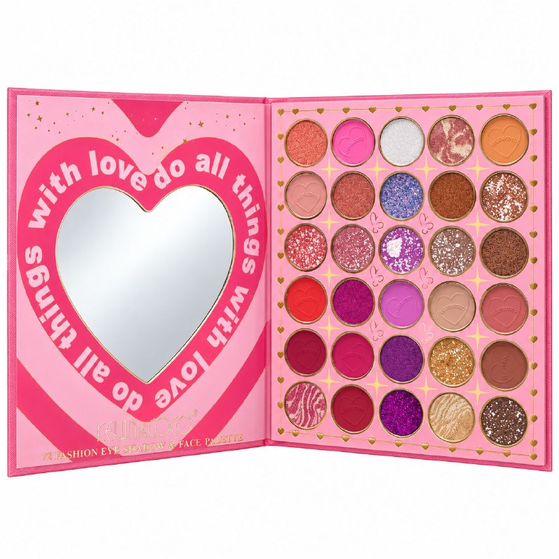 PALETA DE SOMBRAS Y MAQUILLAJE MULTIFUNCIONAL PARA OJOS Y ROSTRO KEVIN & COCO