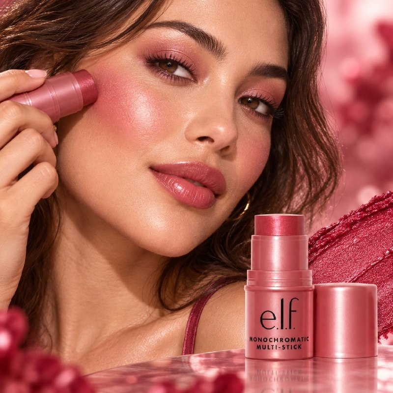 BARRA DE MAQUILLAJE MULTIUSOS CREMOSA 3 EN 1 PARA OJOS, LABIOS Y MEJILLAS ELF 5G