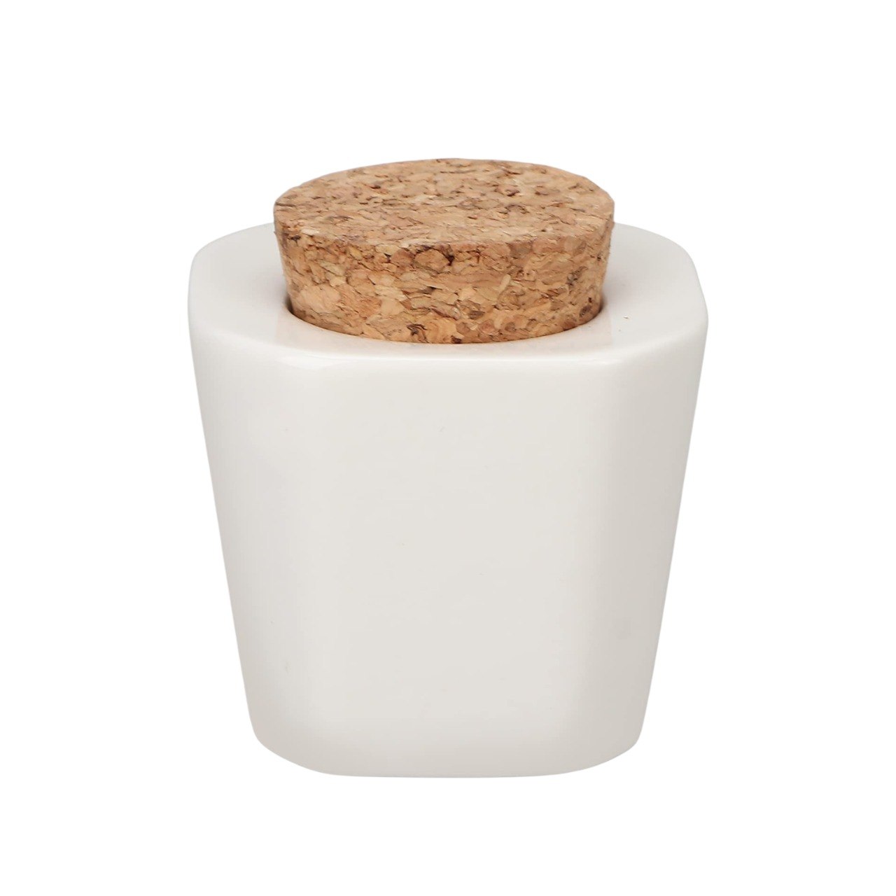VASO DE CERAMICA DAPPEN PROFESIONAL CON TAPA DE CORCHO PARA MANICURA 5.5X6CM