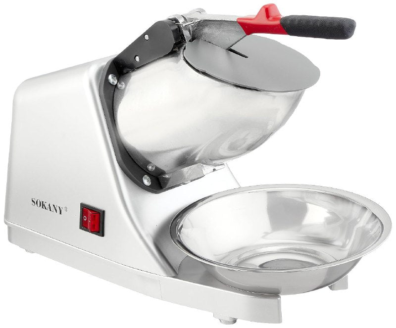 MAQUINA TRITURADORA DE HIELO ELECTRICA AJUSTABLE 300W DE FUERZA SK-777 SOKANY 220W CORRIENTE