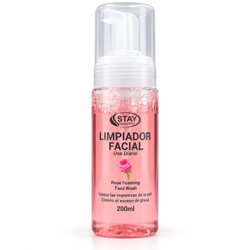 LIMPIADOR FACIAL EN SPRAY SUAVE Y FRESCO DE ROSAS STAY BEAUTIFUL 200ML