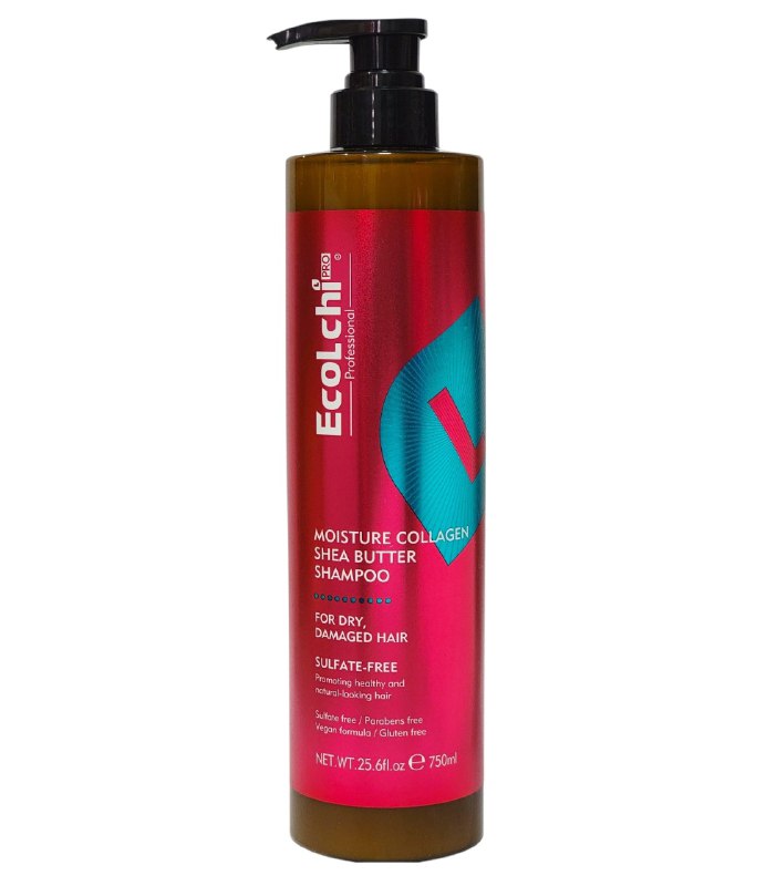 SHAMPOO DE COLAGENO Y MANTECA DE KARITE HIDRATANTE 750ML ECOLCHI PRO