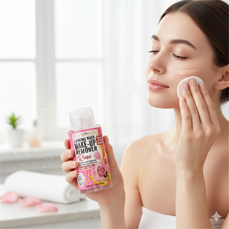 AGUA MICELAR DESMAQUILLANTE DE ROSA LIMPIA Y PURIFICA LA PIEL FRUIT OF THE WOKALI 300ML