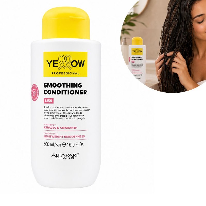 ACONDICIONADOR ALISADOR, ANTIQUIEBRE Y ANTIFRIZZ PARA CABELLO REBELDE CON KERAVEG ALFAPARF 500ML