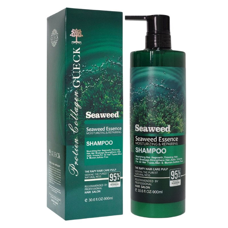 SHAMPOO CON ESENCIA DE ALGAS Y COLAGENO HIDRATANTE QUECK 900ML