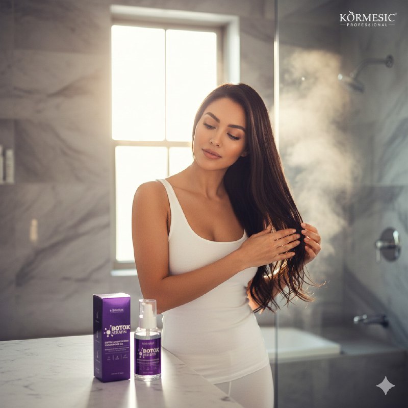 ACEITE PARA EL CABELLO DE QUERATINA Y BOTOX FORTALECEDOR DE RAICES ANTICAIDA KORMESIC 100ML