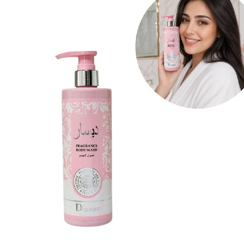 GEL DE DUCHA CORPORAL AROMATICO E HIDRATANTE DISAAR 320ML (AROMA SIMILAR LATTAFA YARA)