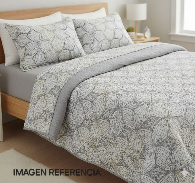 JUEGO DE SABANAS CAMERA TIPO EDREDON REVERSIBLE DE 3PCS KING BENELI HOME