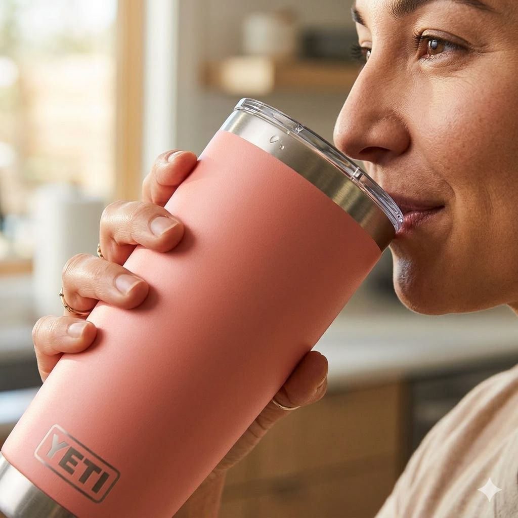 VASO TÉRMICO DE ACERO INOXIDABLE YETI RAMBLER ORIGINAL 20OZ (591ML)
