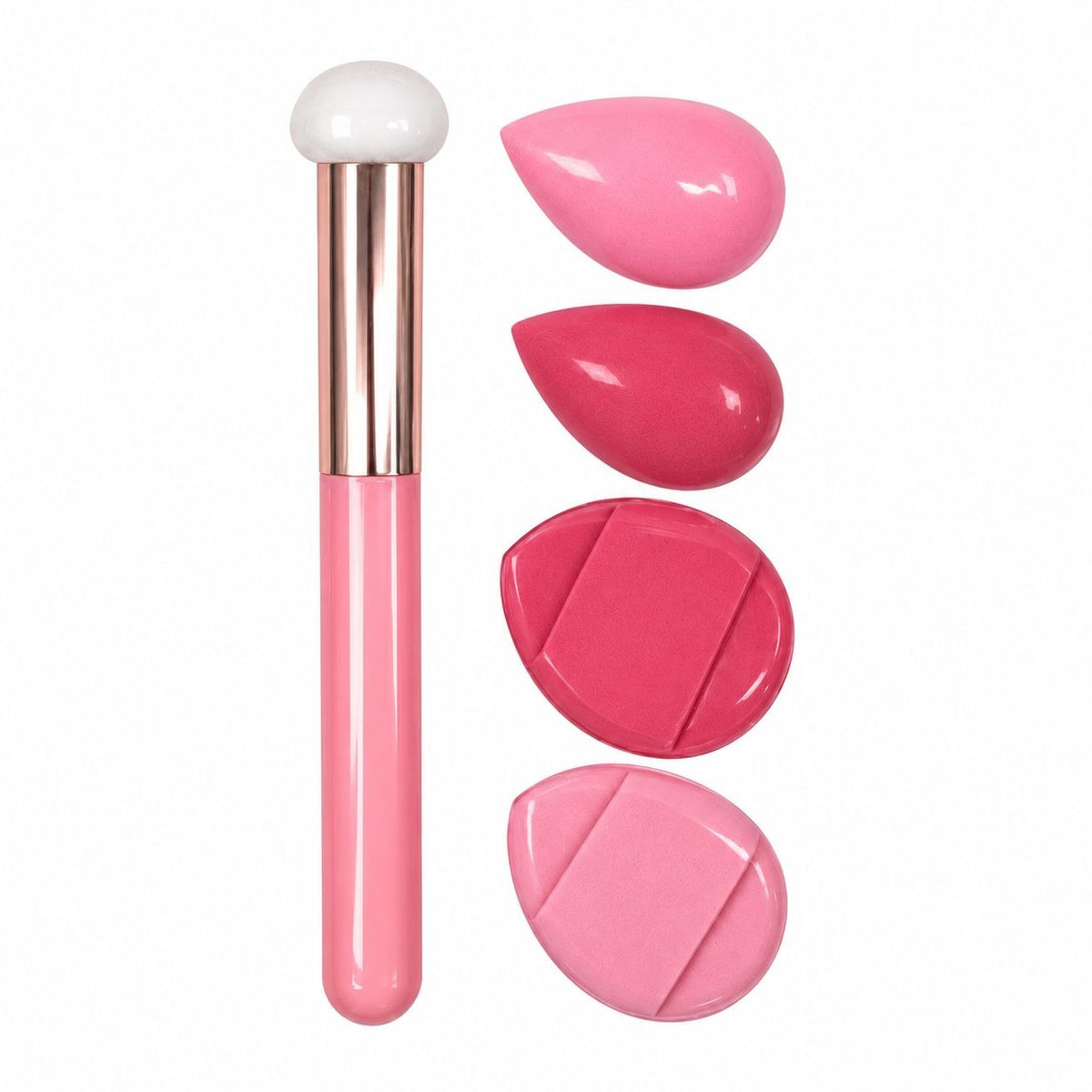 SET DE 5 ESPONJAS BORLAS PARA MAQUILLAJE Y CORRECTION SWEET BEAUTY
