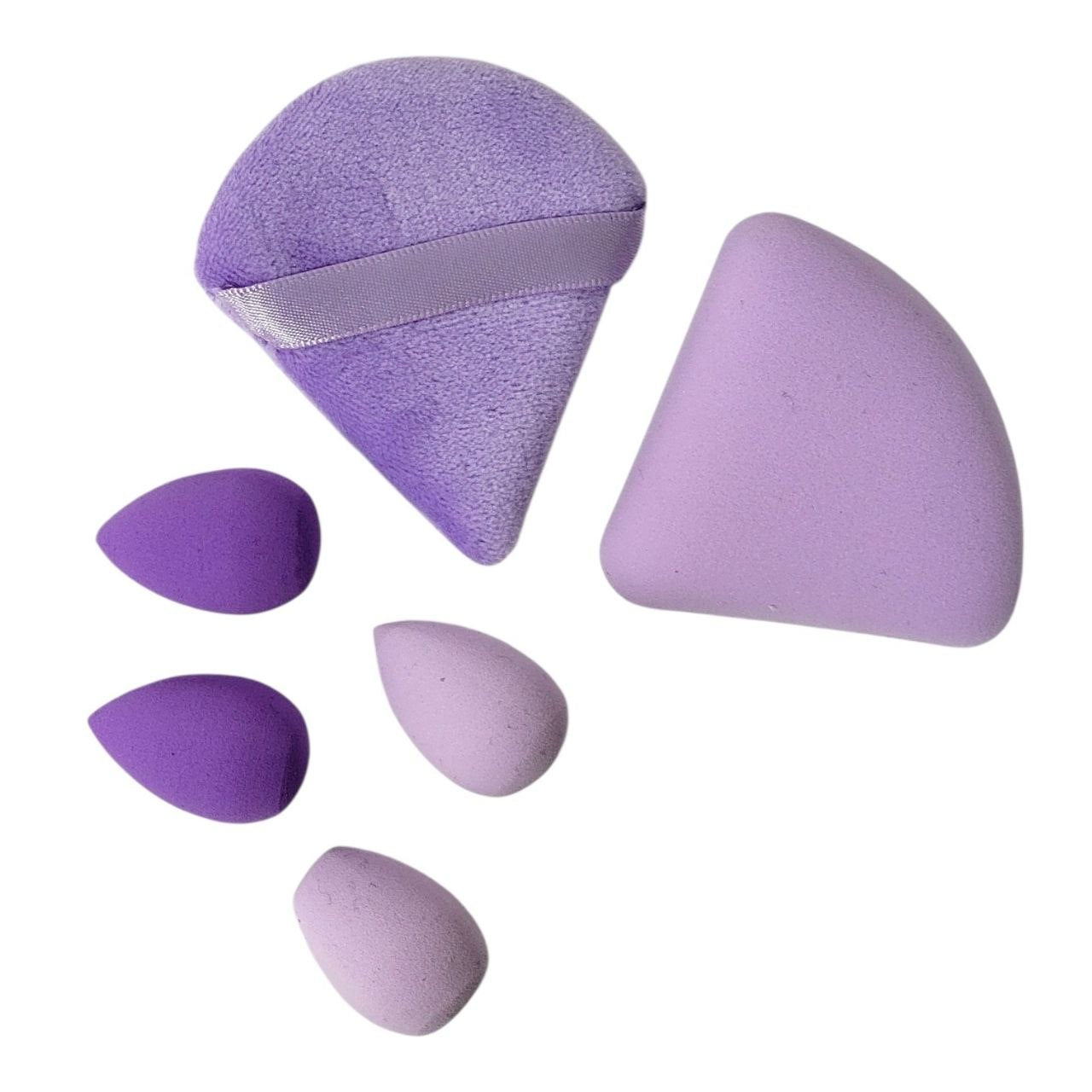 SET DE ESPONJAS U BORLAS DE MAQUILLAJE KISS LOVELY