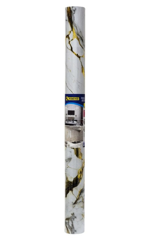 DECORACION PAPEL TAPIZ DE PVC ADHESIVO TIPO MARMOL PARA PARED ELEGANTE Y FACIL DE LIMPIAR 120CMX2.8MTS