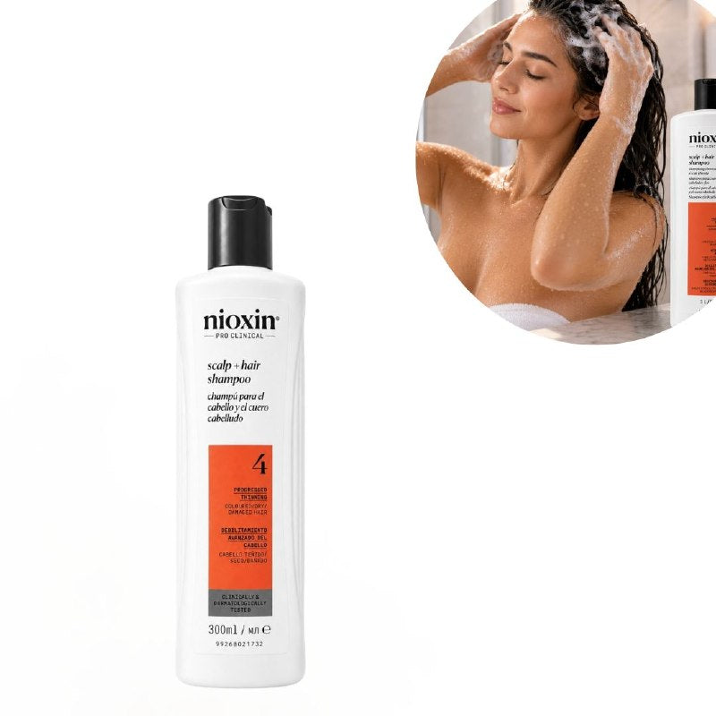 SHAMPOO PURIFICANTE, PROTECTOR DE COLOR Y DENSIFICADOR PARA CABELLO TEÑIDO NIOXIN 1000ML