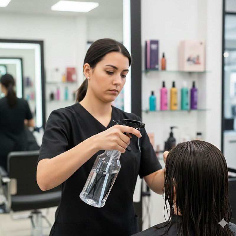 BOTELLA ATOMIZADOR DE AGUA PARA USO DE BARBERIA Y PELUQUERIA STAY BEAUTIFUL 400ML