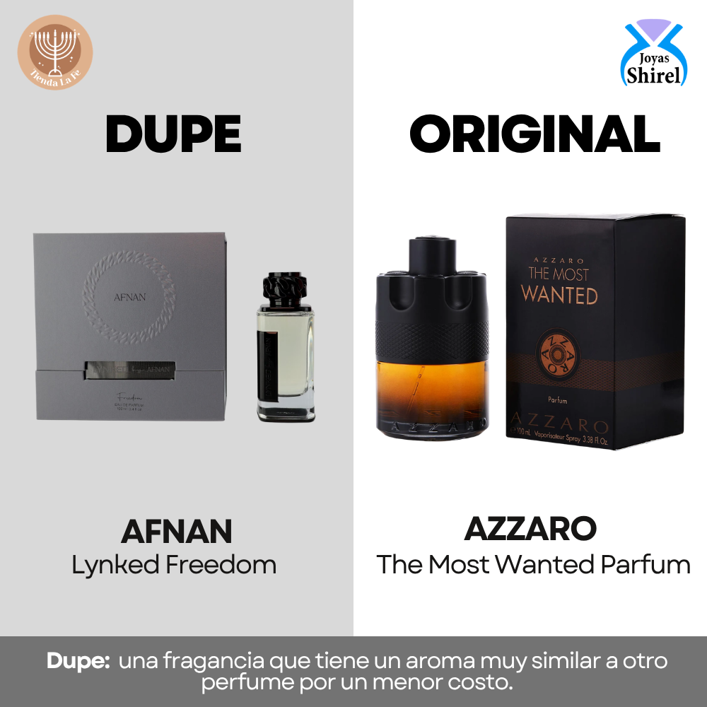 AFNAN LYNKED FREEDOM EDP 100ML (H) (DUPE AZZARO THE MOST WANTED PARFUM)