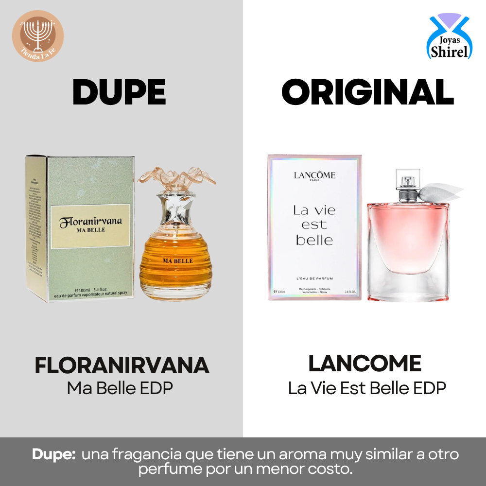 FLORANIRVANA MA BELLE FOR WOMAN EDP 100ML (M) (DUPE LANCOME LA VIE EST BELLE EDP)