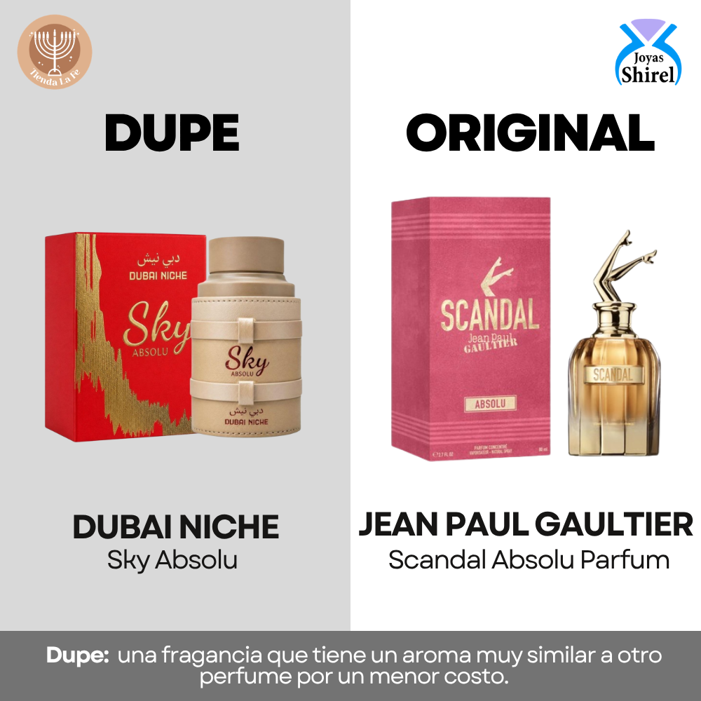 DUBAI NICHE SKY ABSOLU EDP 100ML (U) (DUPE JEAN PAUL GAULTIER SCANDAL PARFUM)