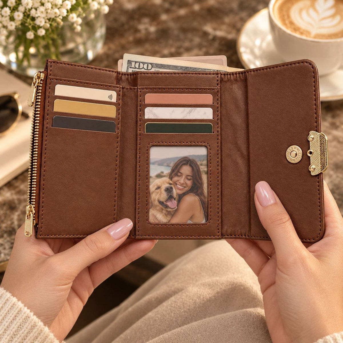 MONEDERO PARA DAMA TABU 17X14CM