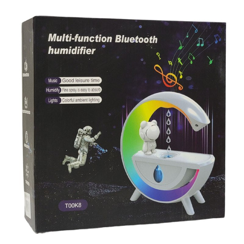 HUMIFICADOR ANTIGRAVEDAD CON LUCES LED Y PARLANTE INTEGRADO T00K8 350ML