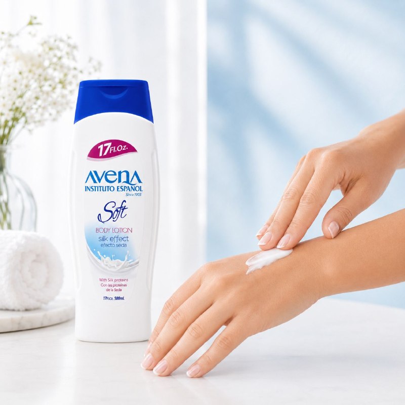 CREMA CORPORAL HIDRATANTE LIGERA EFECTO SEDA AVENA INSTITUTO ESPAÑOL 500ML