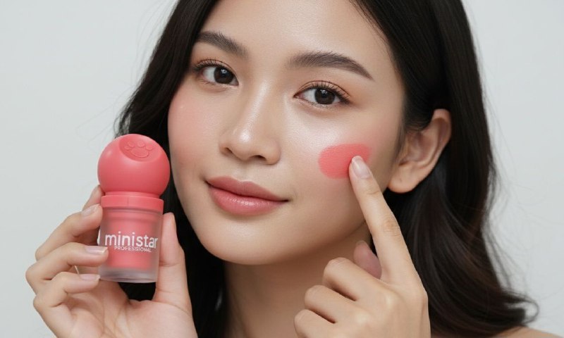 BLUSH LIQUIDO HIDRATANTE DE LARGA DURACION LEVANTA Y RELLENA VISIBLEMENTE TU ROSTRO POR 12H MINISTAR PROFESSIONAL 10ML (DUPE DE 2P ORIGINAL)