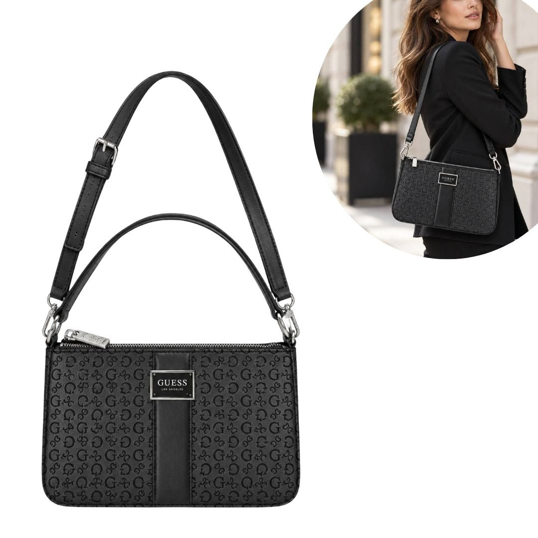 CARTERA ORIGINAL GUESS CON CORREA INTERCAMBIABLE PARA DAMA