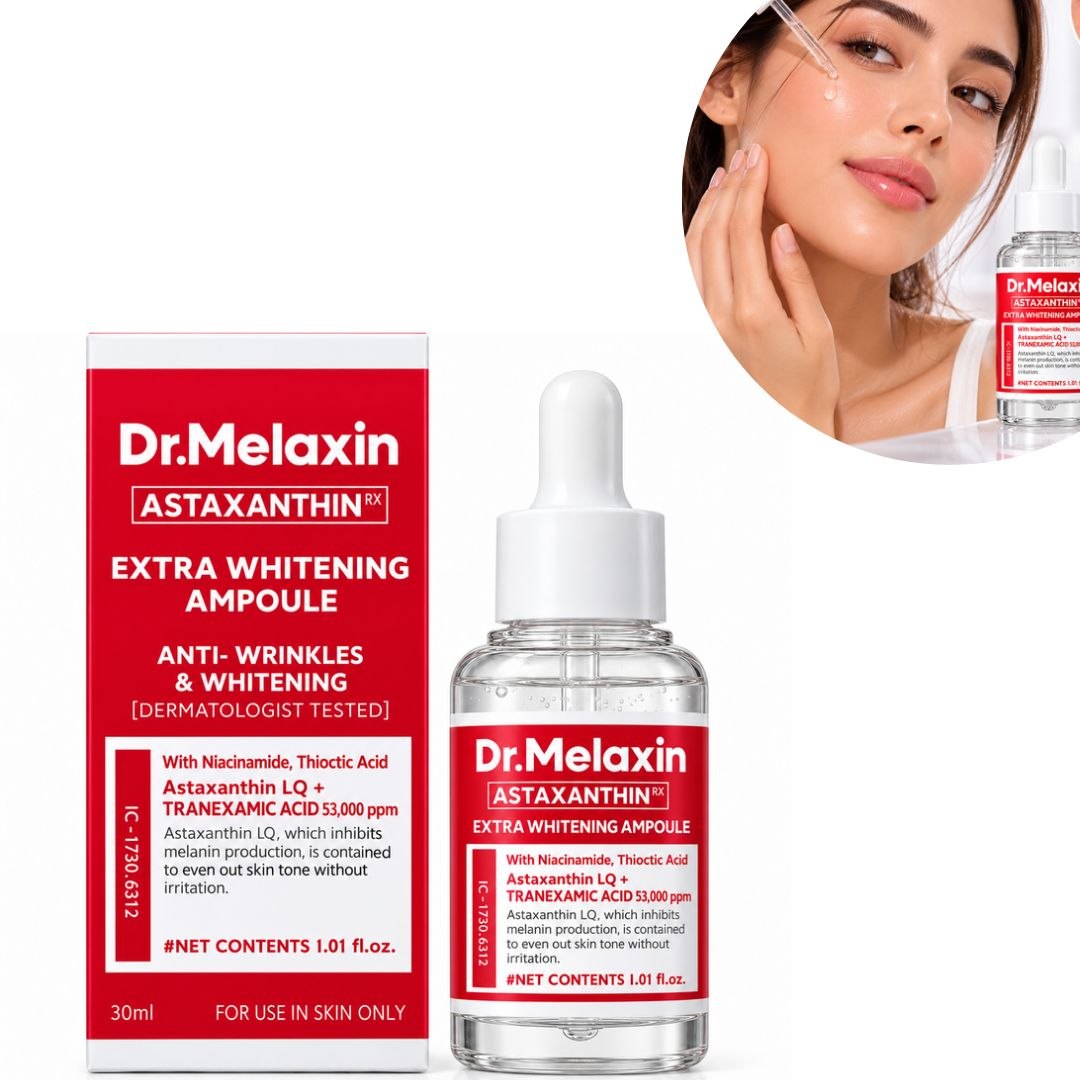 SÉRUM FACIAL ACLARANTE Y ANTIARRUGAS ASTAXANTHIN RX DR.MELAXIN 30ML