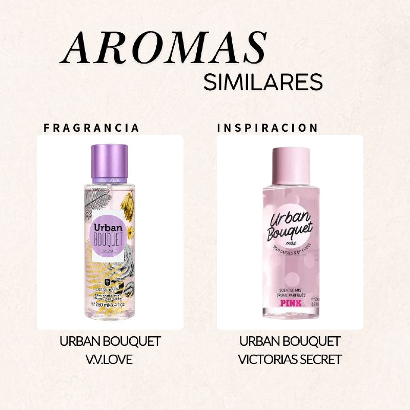 SPLASH VV LOVE URBAN BOUQUET 250ML (M) (AROMA SIMILAR VICTORIAS SECRET PINK SPLASH URBAN BOUQUET)