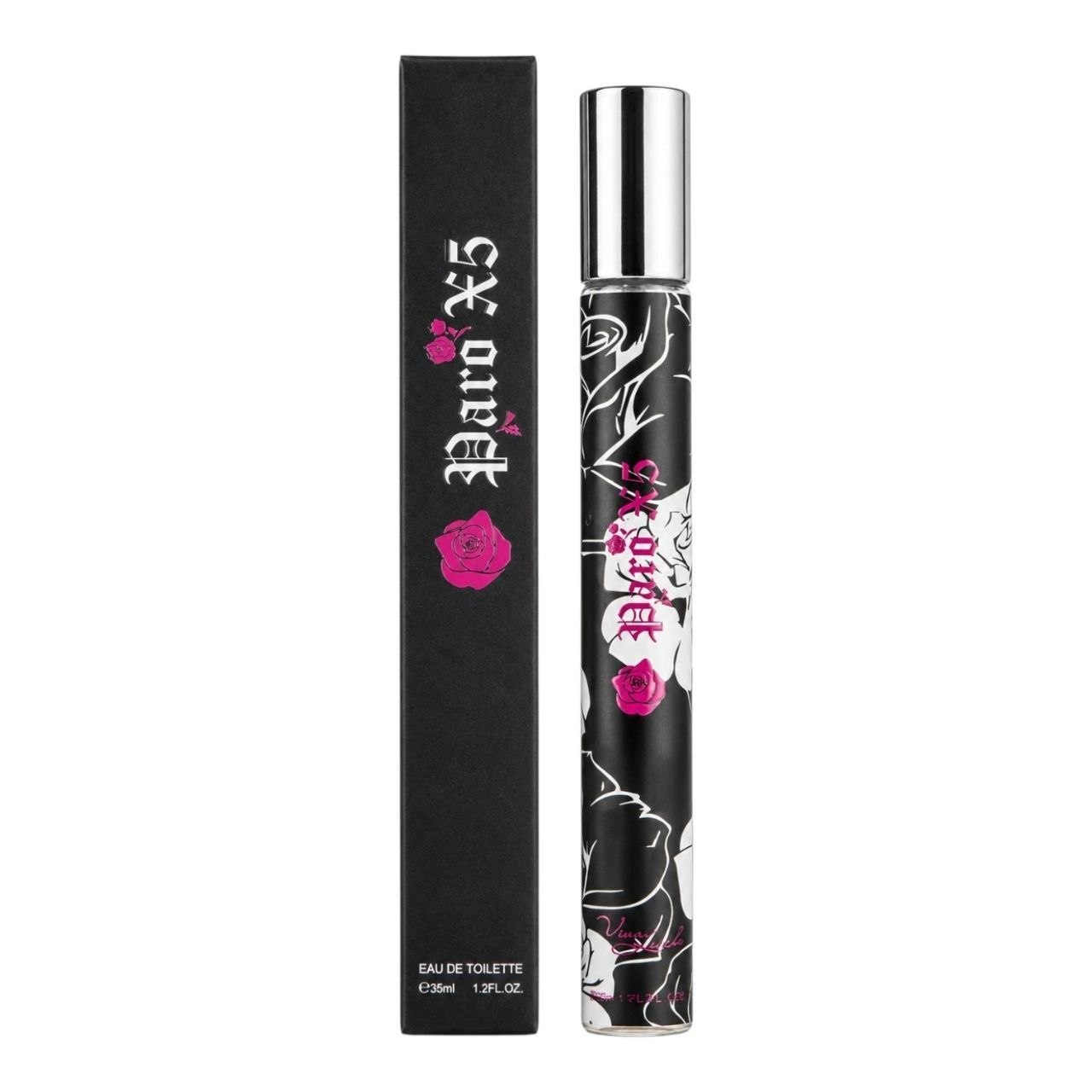 PERFUME DE TUBO PARO XS VIVA LUCK 35ML 1 UND (DUPE BLACK XS PACO RABANNE)