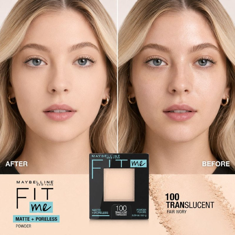 POLVO COMPACTO MATIFICANTE FIT ME MATTE MAYBELLINE NEW YORK 8.5G