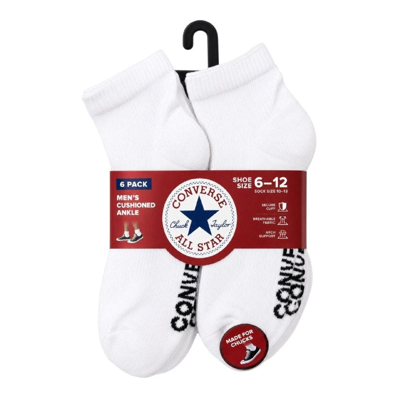 CALCETA TOBILLERA ORIGINAL CONVERSE ALL STAR 6 PARES