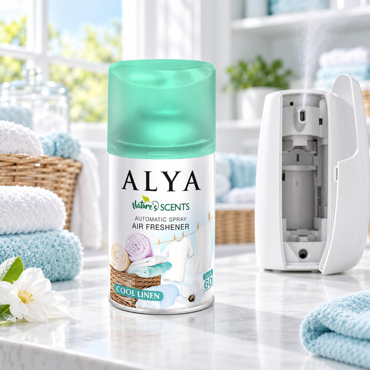 REPUESTO AMBIENTADOR SPRAY AUTOMÁTICO AROMA AIRE FRESCO ALYA NATURE'S 250ML