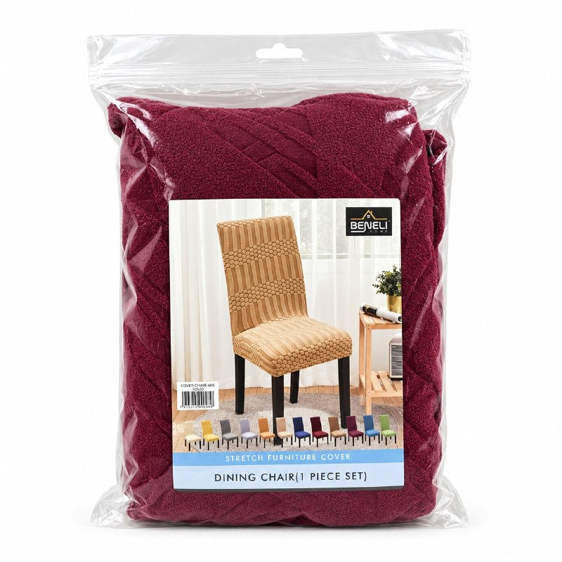 FUNDA ELASTICA PROTECTORA PARA SILLA DE COMEDOR AJUSTABLE BENELI HOME