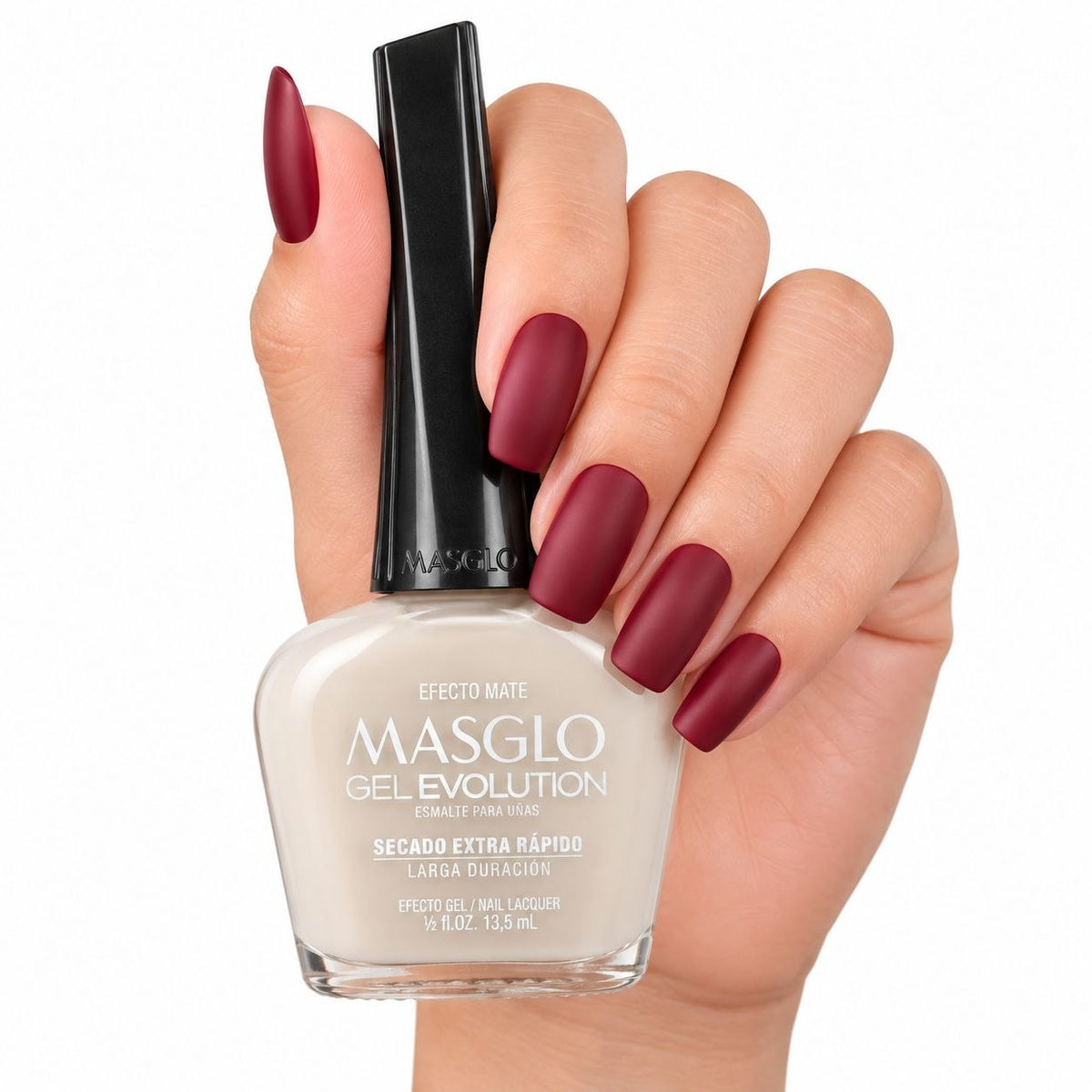 ESMALTE FINALIZADOR EFECTO MATE GEL EVOLUTION PASO 3 MASGLO 13.5ML