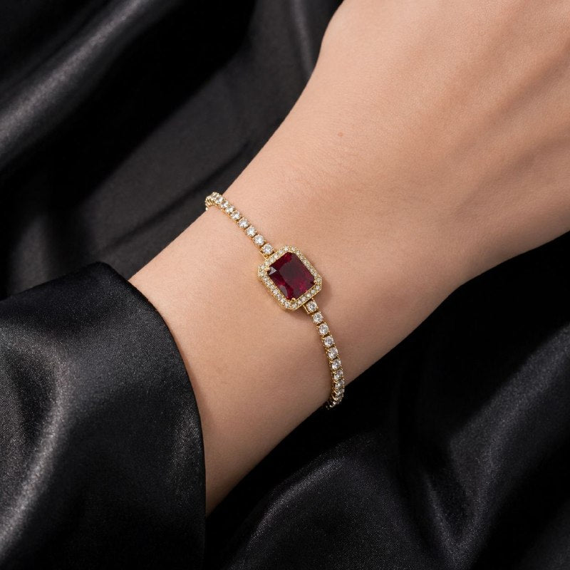 PULSERA DE ENCHAPE PARA DAMA 19CM