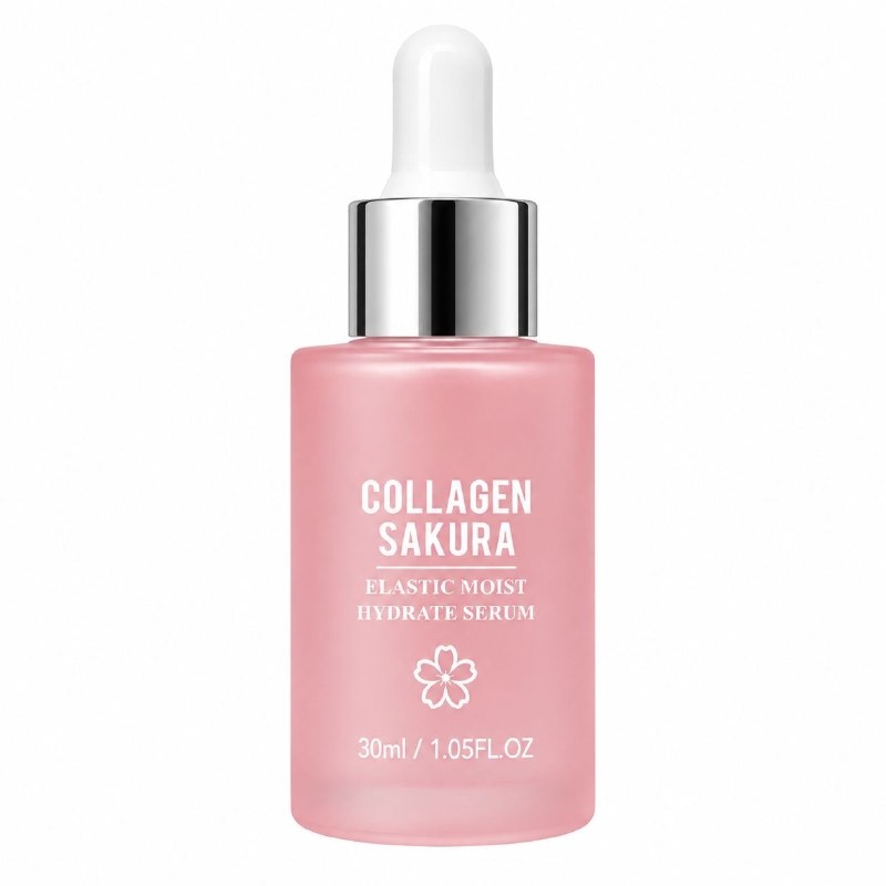 SUERO FACIAL CONCENTRADO HIDRATANTE ANTIEDAD E ILUMINADOR CON COLAGENO Y SAKURA SADOER 30ML
