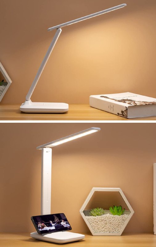 LUZ LED, LAMPARA LED DE ESCRITORIO PLEGABLE DE 180 GRADFOS, 3 TONOS DE LUZ CON CAMBIO TACTIL BENELI HOME LED TABLE LAMP