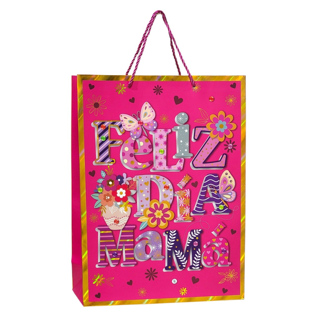 BOLSA DE REGALO PARA MAMA GRANDE 31X42X12CM