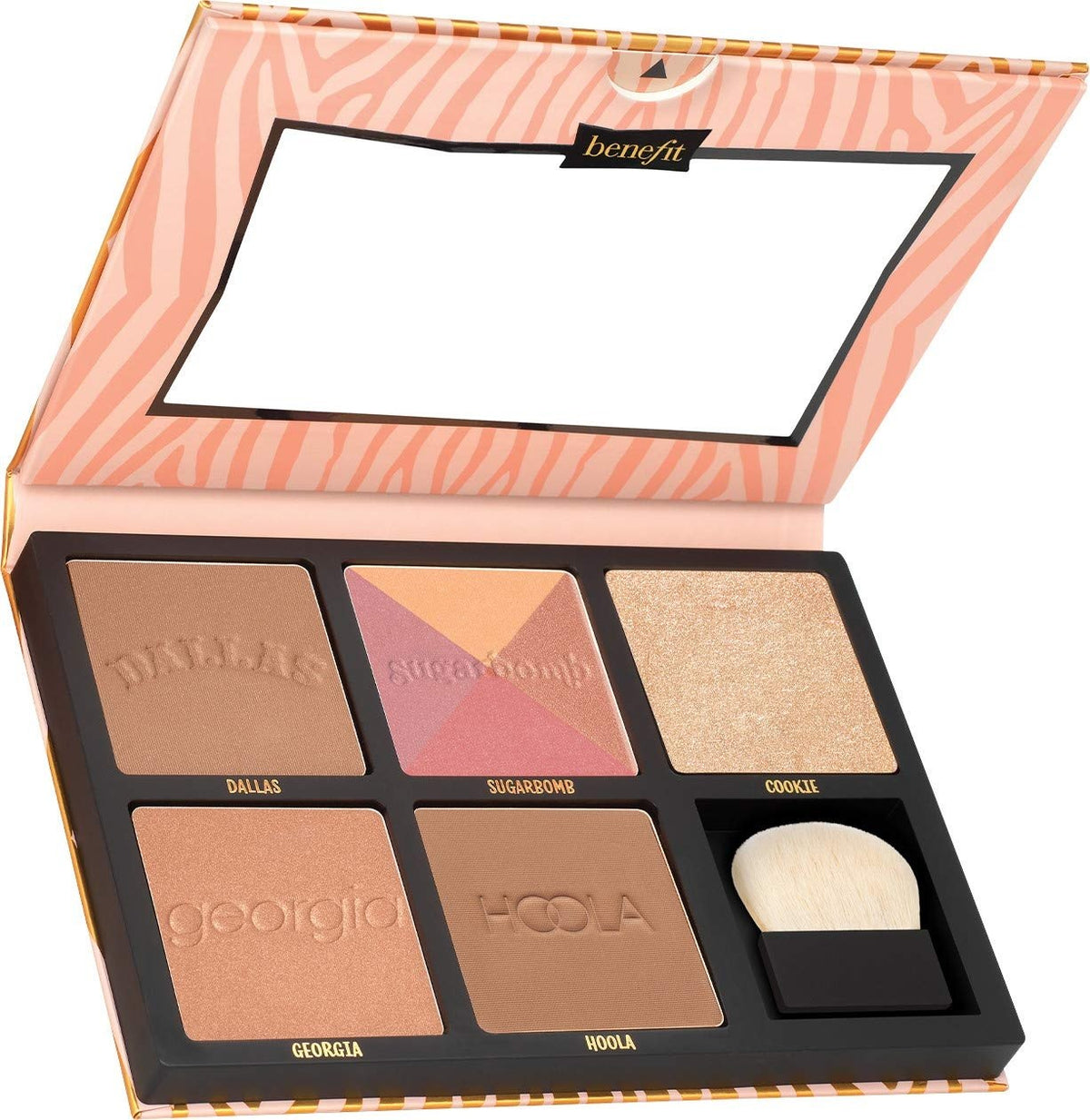 PALETA DE MAQUILLAJE PARA ROSTRO RUBOR BRONCEADOR E ILUMINADOR CHEEK STARS BENEFIT 40G