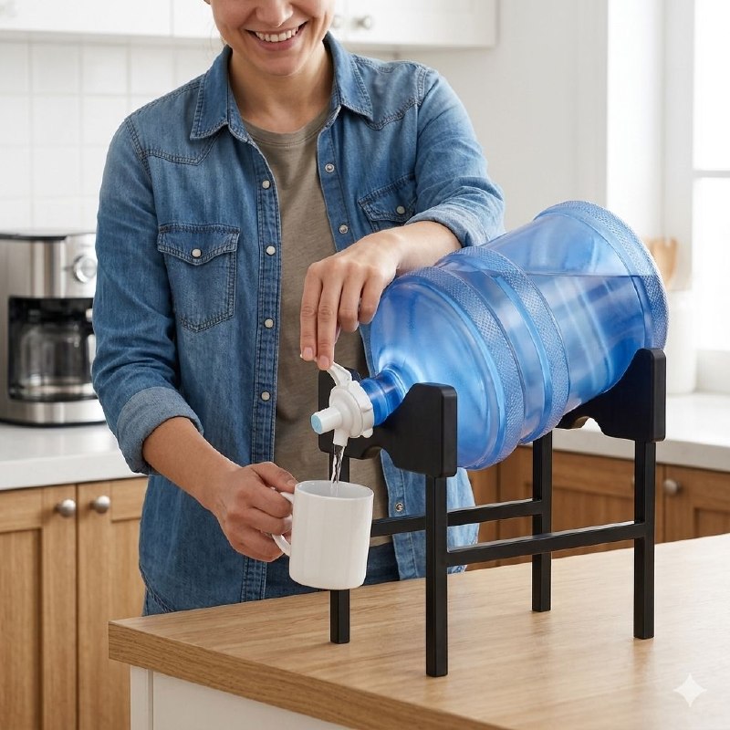 ESTANTE DE ALMACENAMIENTO PARA GARRAFON DE AGUA 25X29X29