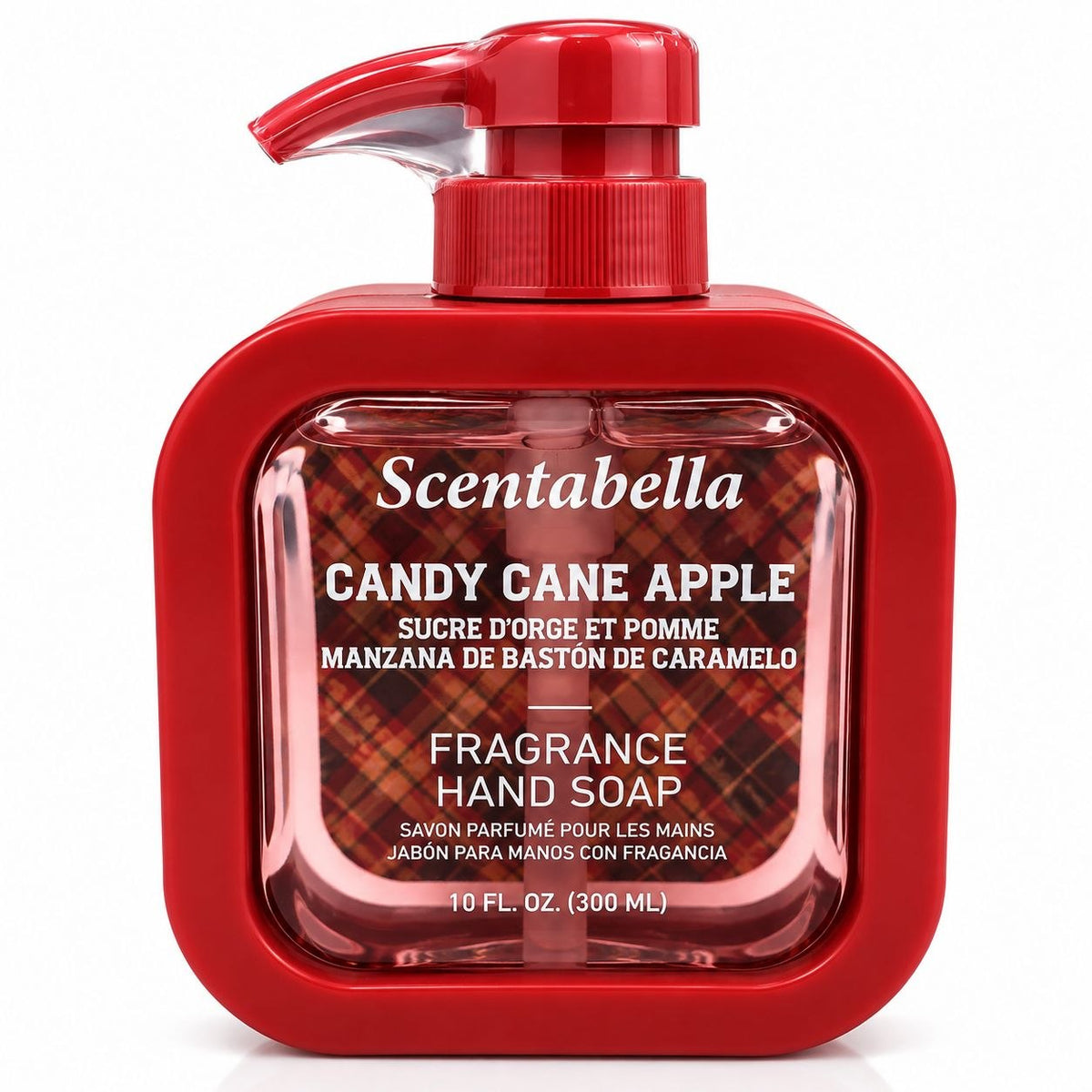 JABÓN LÍQUIDO DE MANOS CON FRAGANCIA MANZANA DE BASTÓN DE CARAMELO SCENABELLA 3000ML
