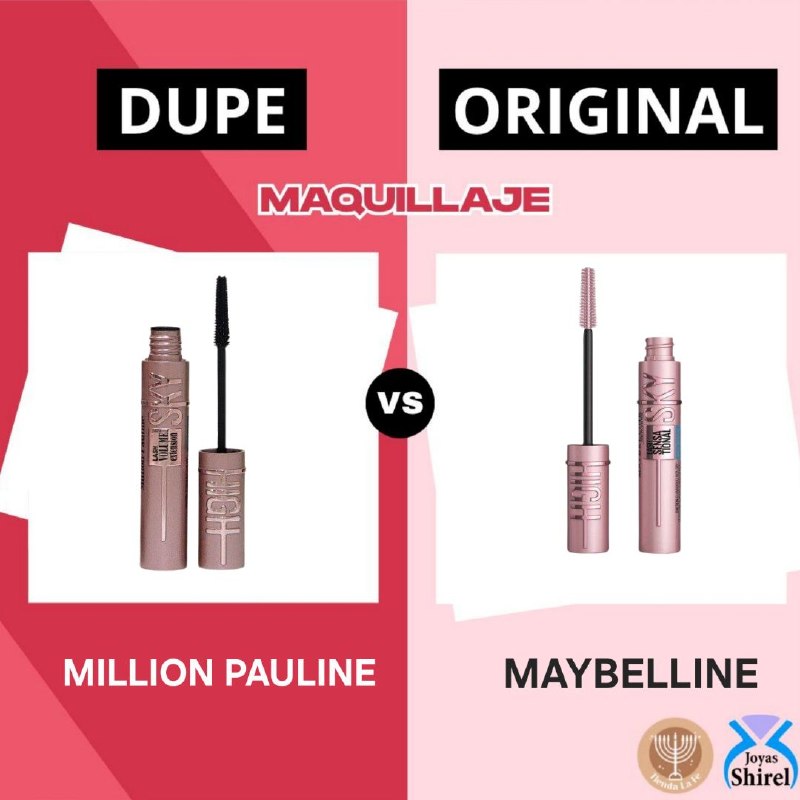 RIMEL LIQUIDO IMPERMEABLE ALARGADOR Y VOLUMIZADOR MILLION PAULINE 6ML (DUPE MAYBELLINE)